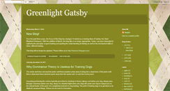 Desktop Screenshot of greenlight-gatsby.blogspot.com