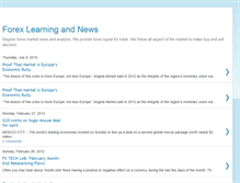 Tablet Screenshot of forexlearningandnews.blogspot.com