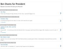 Tablet Screenshot of bensheets.blogspot.com