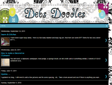 Tablet Screenshot of debradoodles.blogspot.com
