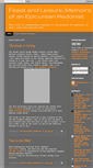 Mobile Screenshot of feastandleisure.blogspot.com