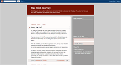 Desktop Screenshot of maxwild.blogspot.com