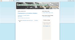 Desktop Screenshot of cambioclimaticoglobal.blogspot.com