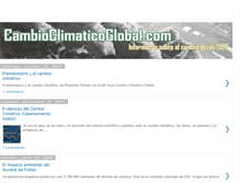 Tablet Screenshot of cambioclimaticoglobal.blogspot.com