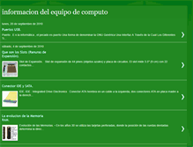 Tablet Screenshot of informaciondelequipodecomputo.blogspot.com