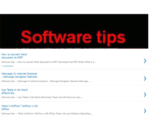 Tablet Screenshot of mysoftwaretips2u.blogspot.com