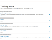 Tablet Screenshot of minutemusic.blogspot.com