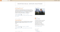 Desktop Screenshot of denverrealestatematters.blogspot.com