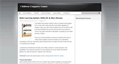 Desktop Screenshot of childrencomputer-games.blogspot.com