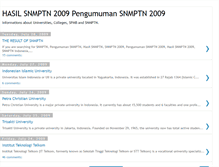 Tablet Screenshot of hasil-snmptn.blogspot.com