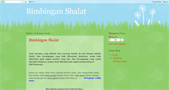 Desktop Screenshot of bimbinganshalat.blogspot.com