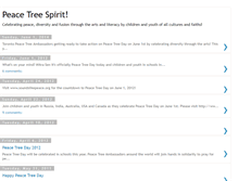 Tablet Screenshot of peacetreespirit.blogspot.com
