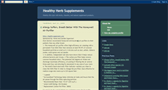 Desktop Screenshot of healthy-herb-supplements.blogspot.com