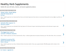 Tablet Screenshot of healthy-herb-supplements.blogspot.com