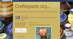 Desktop Screenshot of craftiepants123.blogspot.com