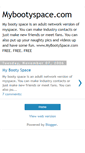 Mobile Screenshot of mybootyspace.blogspot.com