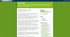 Desktop Screenshot of hi-tecgolf.blogspot.com