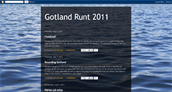 Desktop Screenshot of gotlandrunt11.blogspot.com