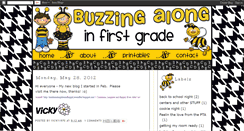 Desktop Screenshot of buzzingalonginfirstgrade.blogspot.com