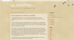 Desktop Screenshot of lagarrapata07.blogspot.com