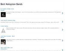 Tablet Screenshot of bestmalaysianbands.blogspot.com