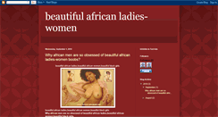 Desktop Screenshot of beautiful-african-ladies-women.blogspot.com