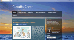 Desktop Screenshot of claudiaconte.blogspot.com