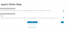 Tablet Screenshot of joycesonlineshop.blogspot.com