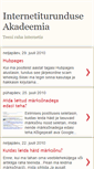 Mobile Screenshot of internetiturunduseakadeemia.blogspot.com