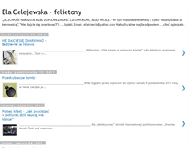 Tablet Screenshot of celejewskafelietony.blogspot.com