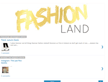 Tablet Screenshot of fashionlandbymars.blogspot.com