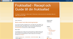 Desktop Screenshot of fruktsallad.blogspot.com