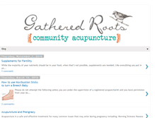 Tablet Screenshot of gatheredrootsblog.blogspot.com