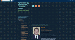 Desktop Screenshot of periodicoeloccidental.blogspot.com