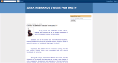 Desktop Screenshot of iwuderebranded.blogspot.com