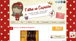 Desktop Screenshot of feltronocapricho.blogspot.com