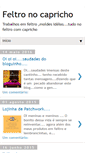 Mobile Screenshot of feltronocapricho.blogspot.com