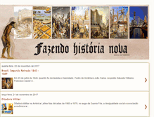 Tablet Screenshot of fazendohistorianova.blogspot.com