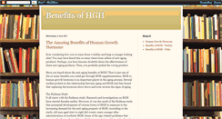 Desktop Screenshot of benefitsof-hgh.blogspot.com