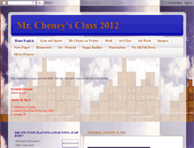 Tablet Screenshot of mrcheneysclass2012.blogspot.com