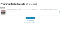Tablet Screenshot of corporacionculturalrayuela-audios.blogspot.com