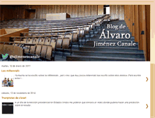 Tablet Screenshot of alvarojimenezcanale.blogspot.com