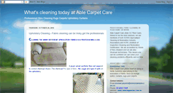 Desktop Screenshot of ablecarpetcare.blogspot.com