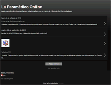 Tablet Screenshot of paramedicosonline.blogspot.com