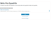 Tablet Screenshot of bellavitaespadrilleq.blogspot.com