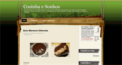 Desktop Screenshot of cozinhaesonhos.blogspot.com