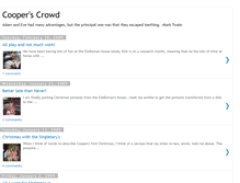 Tablet Screenshot of cooperscrowd.blogspot.com