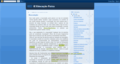 Desktop Screenshot of ieeducacaofisica.blogspot.com