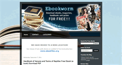 Desktop Screenshot of freeebookworm.blogspot.com