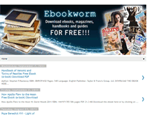 Tablet Screenshot of freeebookworm.blogspot.com